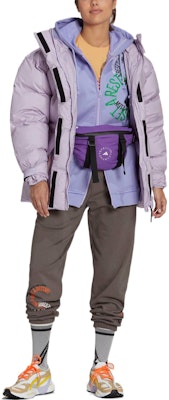 (Women) adidas Purple Puffer Jacket with Hidden Zipper and Hood. HI6080 Lookbook (Women) adidas Purple Puffer Jacket with Hidden Zipper and Hood. HI6080