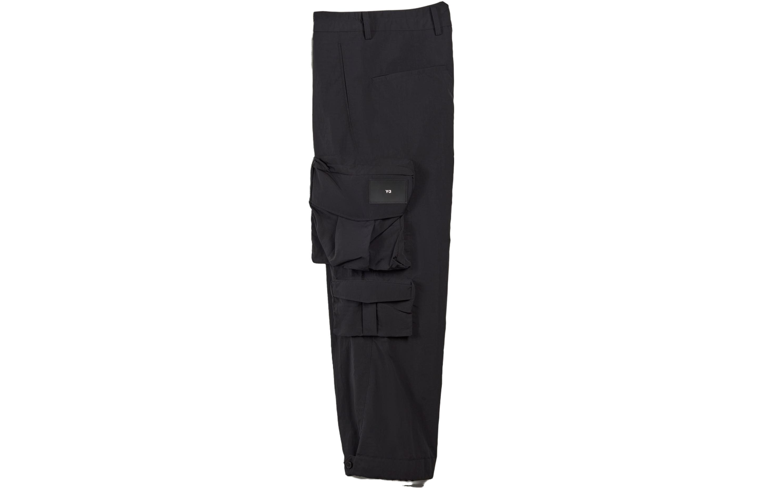 Order (W) adidas Pantalones Jogger Cargo Sueltos Color Sólido Negro H63036