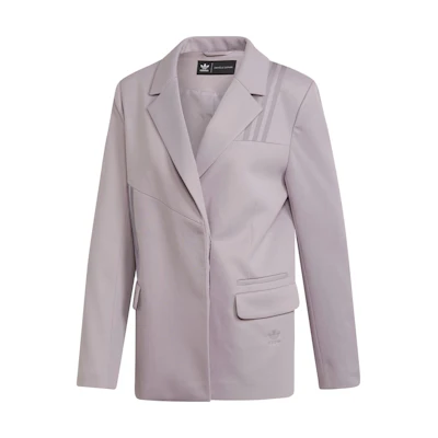(Women) adidas Solid Color Straight-Cut Comfort Suit - Pink FN2767