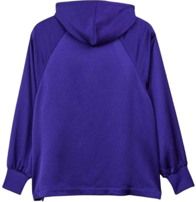 (W) adidas Jaket Hoodie Longgar Warna Solid dengan Resleting - Biru. JE3425 Lookbook (W) adidas Jaket Hoodie Longgar Warna Solid dengan Resleting - Biru. JE3425