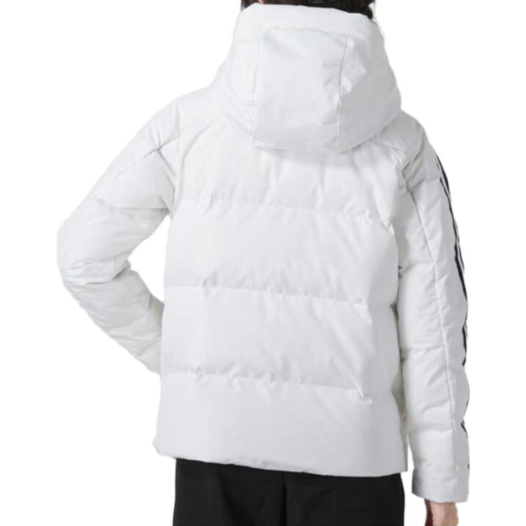 (Women) adidas  White Down Jacket with Side Stripe Sleeves and Hood IT8721 圖 6