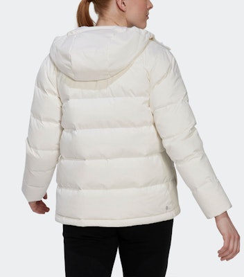 (Women) adidas White Logo Hoodie Jacket - Lightweight Windproof Down HG4887 Purchase (Women) adidas White Logo Hoodie Jacket - Lightweight Windproof Down HG4887