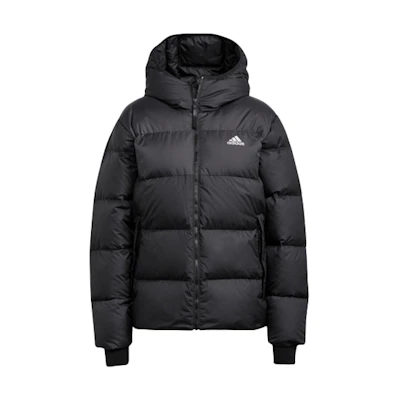 (Women) adidas Winter Black Down Hooded Jacket H14172