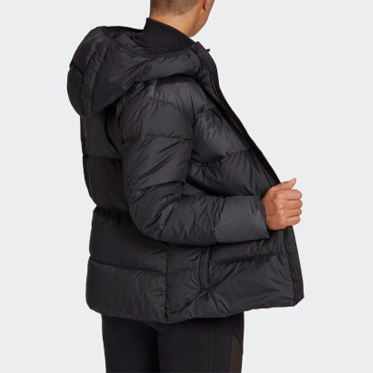 Purchase (Women) adidas  Winter Black Down Hooded Jacket H14172