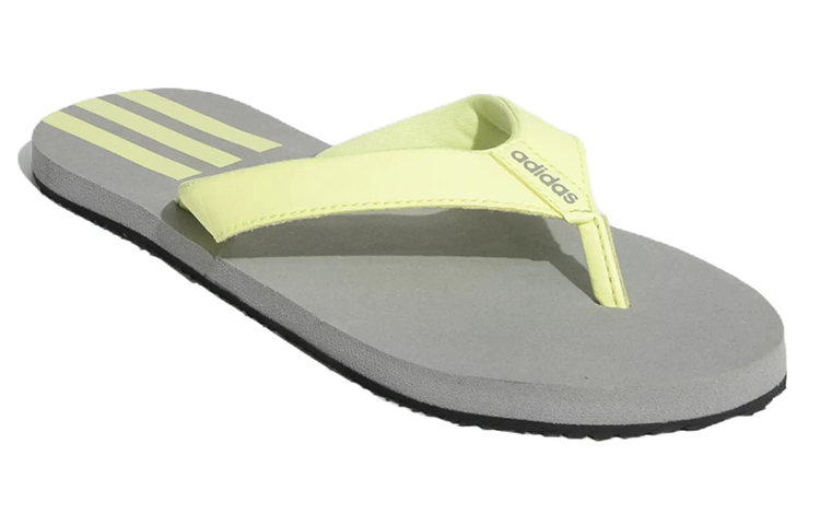 Lookbook (W) Sandal adidas Adi FF 'Kuning Abu-abu' EY3131