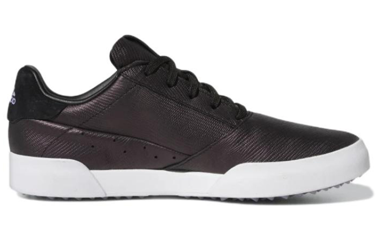 Order (W) Chaussures de Golf adidas Adicross Retro Noir Lilas Blanc sans Pointes GV8322