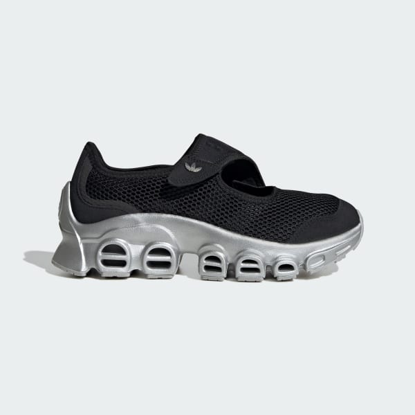 (W) Adidas Adifoam Mega Zine Core Black/Iron Metallic/Silver Metallic