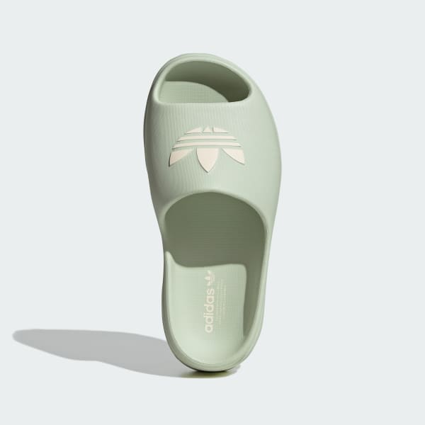 (W) Adidas Adifoam Stan Slide Linen Green/Wonder White/Wonder White 圖 2
