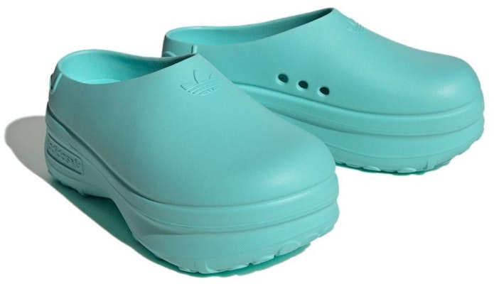(Women) adidas Adifom Stan Smith Mule 'Flash Aqua' IE7051 Lookbook (Women) adidas Adifom Stan Smith Mule 'Flash Aqua' IE7051