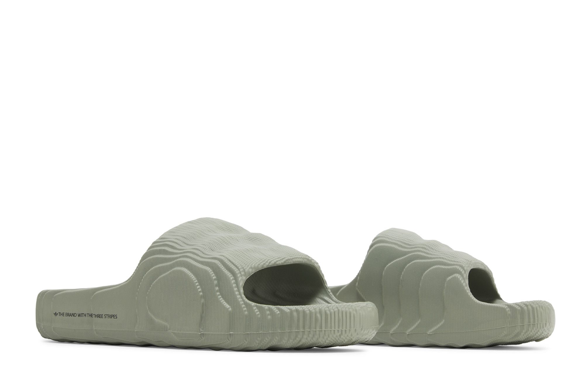 Cheap (W) adidas Adilette 22 Claquettes ''Vert Argenté'' IG8264