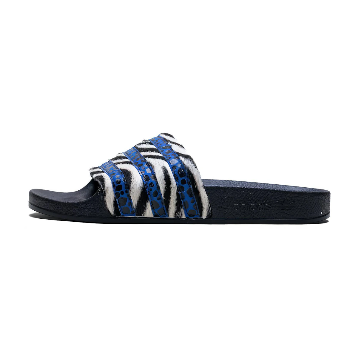 Buy (Women) adidas Adilette 'Core Black Blue White' CM8493 Novelship