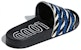 (W) adidas Adilette 'Hitam Biru Putih' CM8493