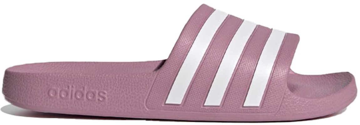 (Women) adidas Adilette Aqua Slide 'Cherry Metallic White' FY8107 Order (Women) adidas Adilette Aqua Slide 'Cherry Metallic White' FY8107