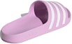Shop (W) adidas Adilette Aqua Slide 'Clear Lilac' - Selipar Ungu Lembut FY8098
