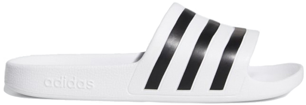 (Women) adidas Adilette Aqua Slide 'Cloud White Black' G28719 Order (Women) adidas Adilette Aqua Slide 'Cloud White Black' G28719