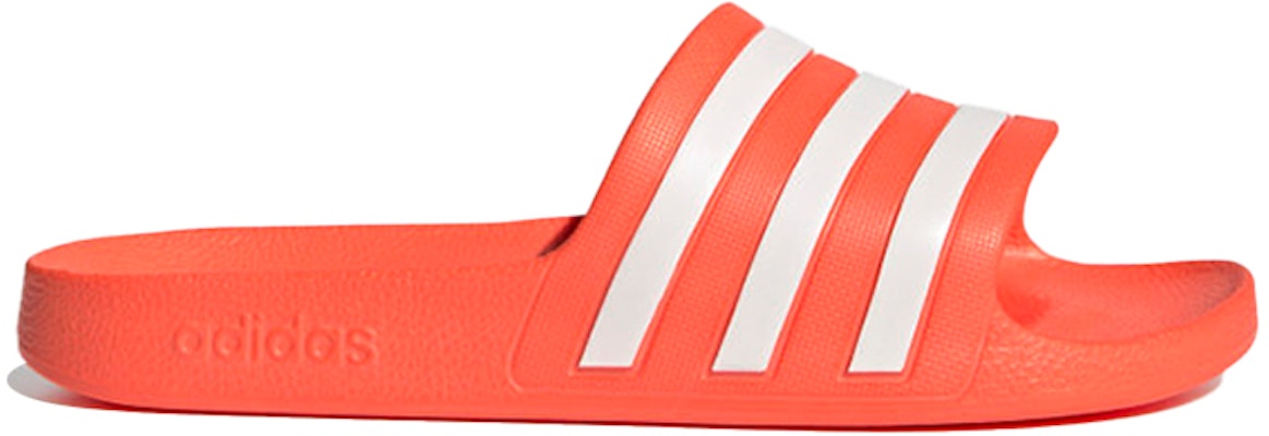 (Women) adidas Adilette Aqua Slide 'Solar Red' FY8096 Order (Women) adidas Adilette Aqua Slide 'Solar Red' FY8096