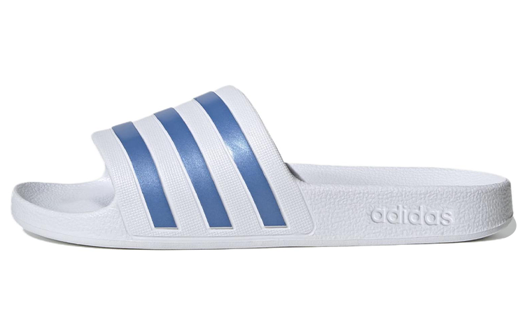 (Women) adidas Adilette Aqua Slide 'White Blue Fusion' HP6295