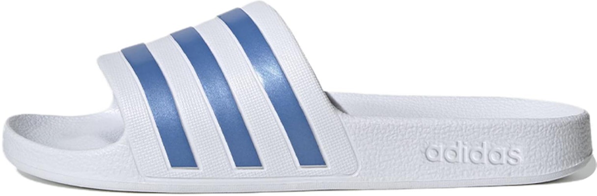 (Women) adidas Adilette Aqua Slide 'White Blue Fusion' HP6295 Buy (Women) adidas Adilette Aqua Slide 'White Blue Fusion' HP6295