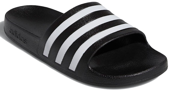 (W) Sandal Slides adidas Adilette Aqua 'Hitam Putih' G28723 Lookbook (W) Sandal Slides adidas Adilette Aqua 'Hitam Putih' G28723