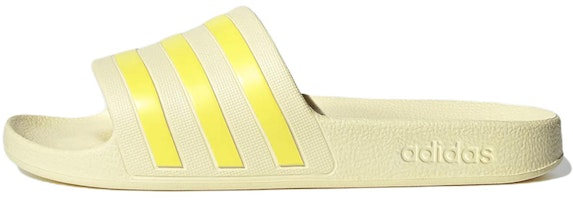 (Women) adidas Adilette Aqua Slides 'Lemon Yellow' GX4280 (Women) adidas Adilette Aqua Slides 'Lemon Yellow' GX4280