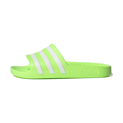 (W) adidas Adilette Aqua Slides 'Signal Green'