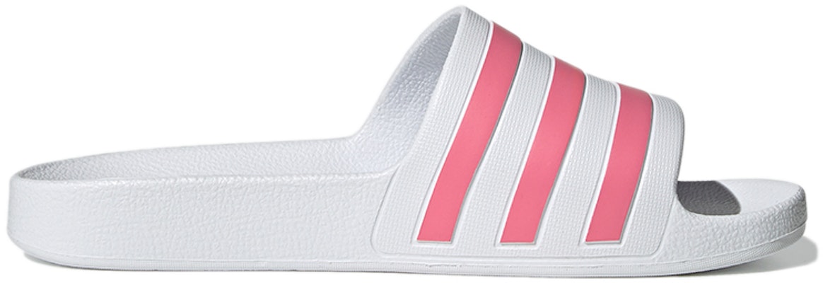 (Women) adidas Adilette Aqua Slides 'White Rose Tone'(WMNS) GZ5237 Order (Women) adidas Adilette Aqua Slides 'White Rose Tone'(WMNS) GZ5237