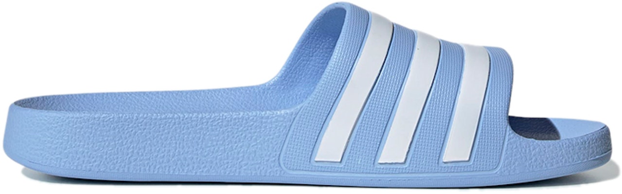 (Women) adidas Adilette Aqua Slides Blue/White EE7346 Order (Women) adidas Adilette Aqua Slides Blue/White EE7346