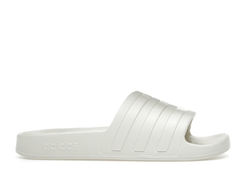 (Women) adidas Adilette Aqua Slides Off White JP5183
