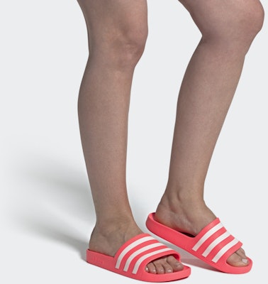 (W) 아디다스 아딜렛 아쿠아 슬라이드 화이트/핑크 FW4292 Sizing (W) 아디다스 아딜렛 아쿠아 슬라이드 화이트/핑크 FW4292
