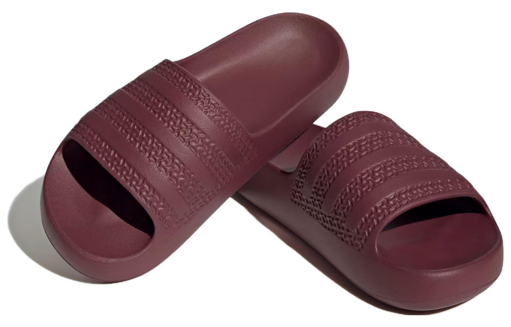 Lookbook （女性專用）adidas Adilette Ayoon 拖鞋「Shadow Red」HP9573