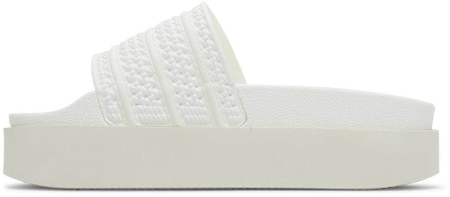 (Women) adidas Adilette Bonega Slide 'Triple White' GY0886 Lookbook (Women) adidas Adilette Bonega Slide 'Triple White' GY0886