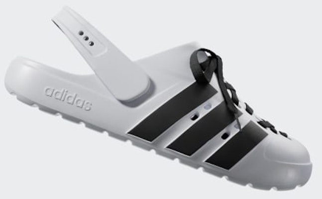 Adidas Adilette Clog 2.0 Cloud White/Core Black/Gold Metallic JR4027 Order Adidas Adilette Clog 2.0 Cloud White/Core Black/Gold Metallic JR4027