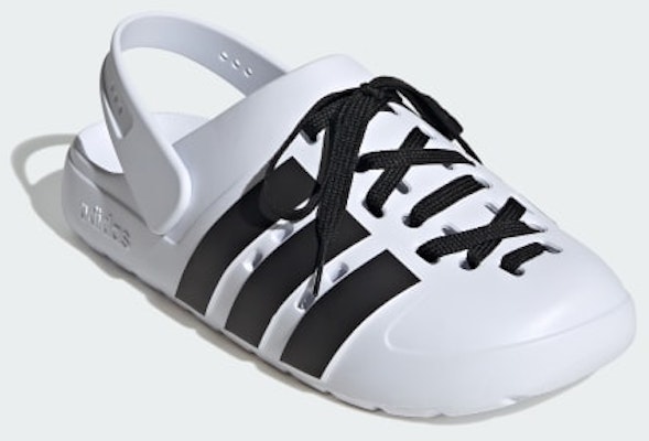 Adidas Adilette Clog 2.0 Cloud White/Core Black/Gold Metallic JR4027 Purchase Adidas Adilette Clog 2.0 Cloud White/Core Black/Gold Metallic JR4027