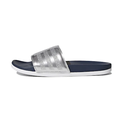 (W) adidas Adilette Cloudfoam Plus 'Silver Blue'