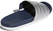 Shop (Women) adidas Adilette Cloudfoam Plus 'Silver Blue' CG3411