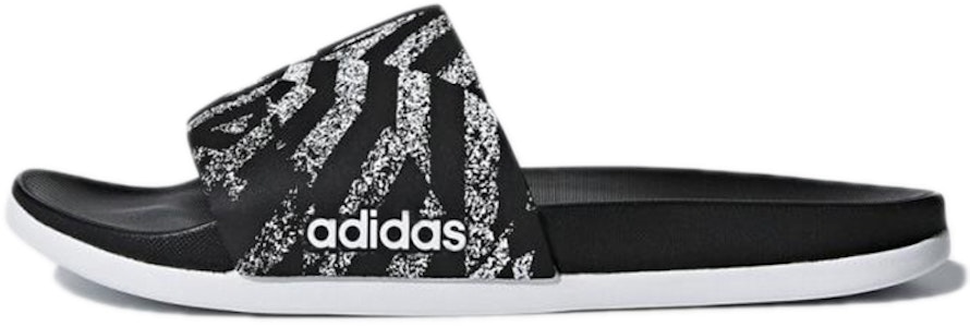 adidas Adilette Cloudfoam Plus Graphic 輕便舒適 戶外運動拖鞋 女款 黑白 Buy adidas Adilette Cloudfoam Plus Graphic 輕便舒適 戶外運動拖鞋 女款 黑白