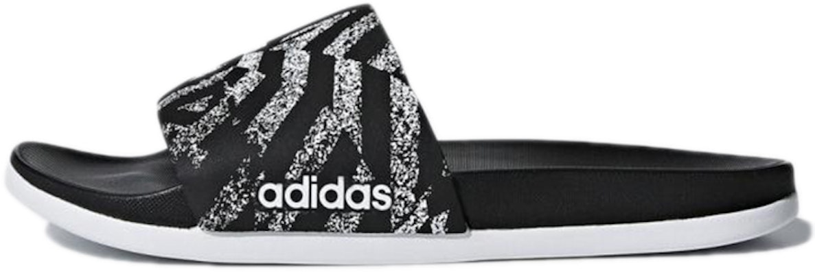 (Women) adidas Adilette CloudFoam Plus Graphic Slides 'Core Black' CG2820 Buy (Women) adidas Adilette CloudFoam Plus Graphic Slides 'Core Black' CG2820