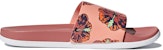 (W) adidas Adilette Cloudfoam Plus Graphic Slides 'Merah Jambu Karang' DB0442