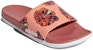 (W) adidas Adilette Cloudfoam Plus Graphic Slides 'Merah Jambu Karang' DB0442