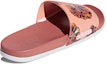Shop (W) adidas Adilette Cloudfoam Plus Graphic Slides 'Merah Jambu Karang' DB0442