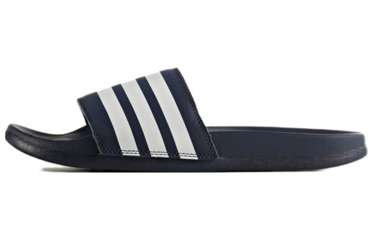 (Women) adidas Adilette Cloudfoam Plus Stripes Slides 'Collegiate Navy' DA9340