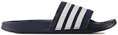 (W) adidas Adilette Cloudfoam Plus Stripes Slides 'Collegiate Navy' Lelaki DA9340