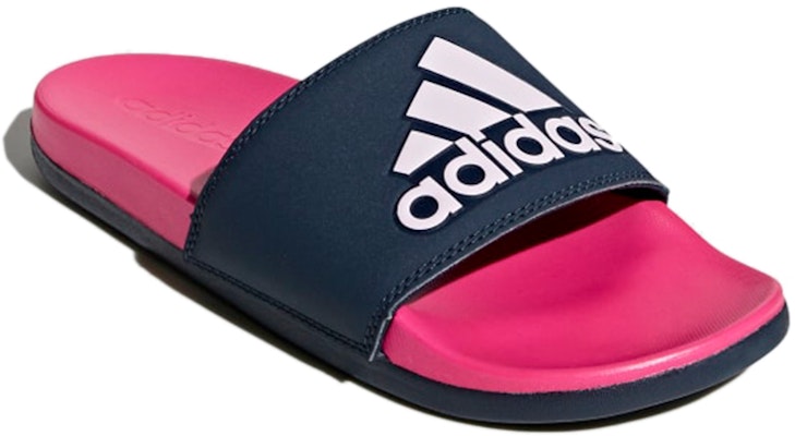 (W) adidas Adilette Comfort 'Azul Rosa Rojo' CG3428 Lookbook (W) adidas Adilette Comfort 'Azul Rosa Rojo' CG3428