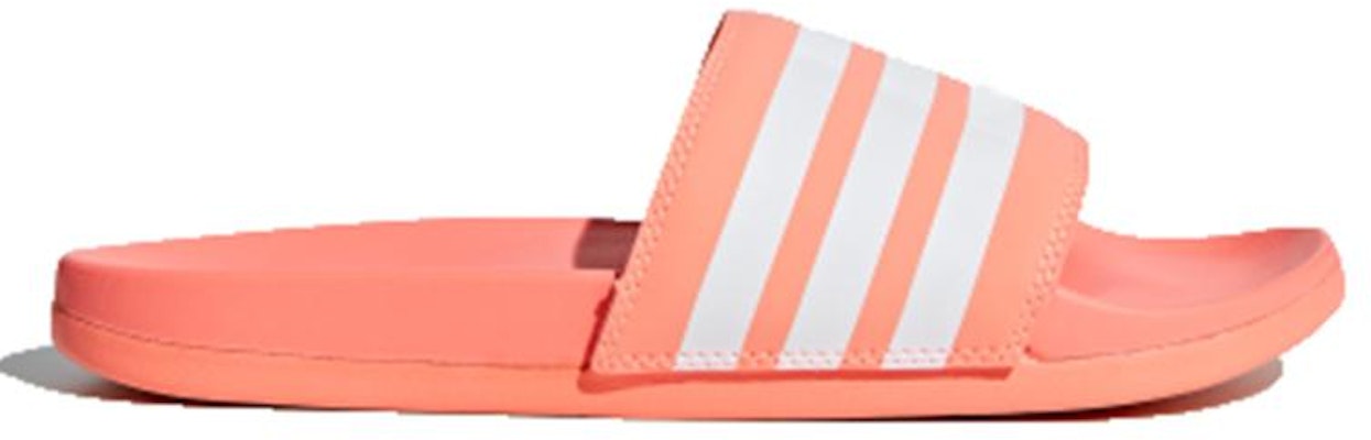 (W) 阿迪达斯 Adilette 舒适拖鞋 '白垩珊瑚' B43528 Order (W) 阿迪达斯 Adilette 舒适拖鞋 '白垩珊瑚' B43528