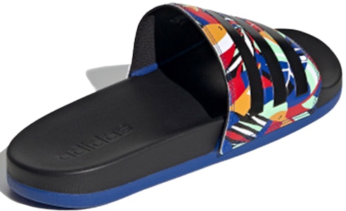 (W) adidas Adilette Comfort 'Farm Rio Estampado - Negro Azul Real' FW7255 Shop (W) adidas Adilette Comfort 'Farm Rio Estampado - Negro Azul Real' FW7255