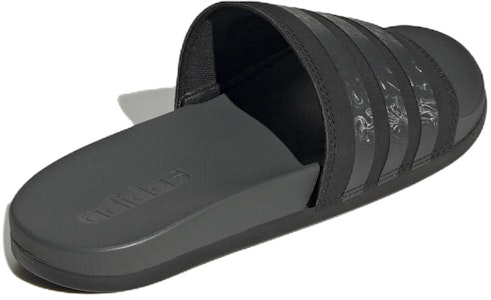 adidas Adilette Comfort 休閒耐磨拖鞋 女款 黑 Shop adidas Adilette Comfort 休閒耐磨拖鞋 女款 黑