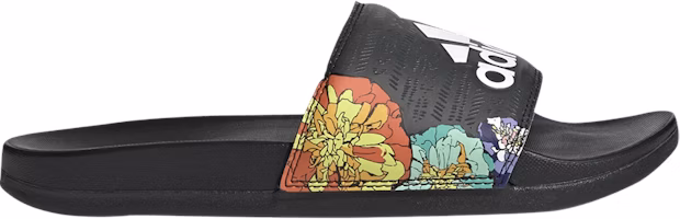 (Women) adidas Adilette Comfort Slide 'Black Floral' GW1049 (Women) adidas Adilette Comfort Slide 'Black Floral' GW1049