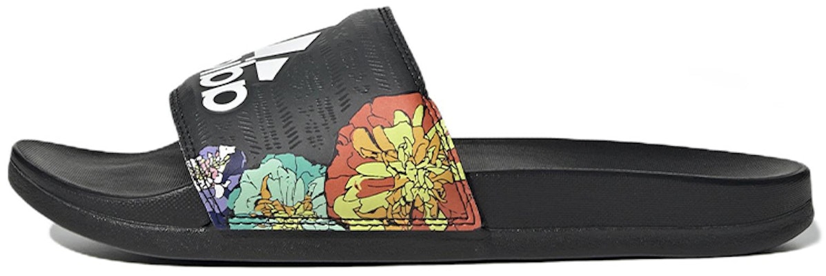 (Women) adidas Adilette Comfort Slide 'Black Floral' GW1049 Buy (Women) adidas Adilette Comfort Slide 'Black Floral' GW1049