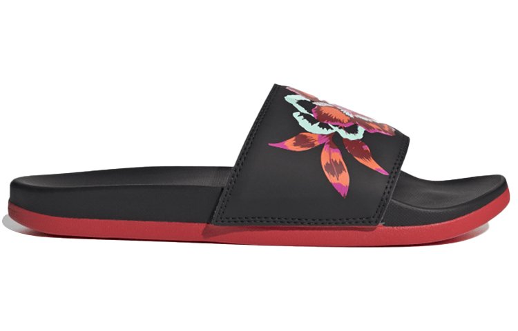 Order adidas Adilette 安慰系列 女款 黑紅 拖鞋