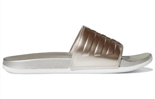 (W) adidas Adilette Comfort Slide 'Champagne Metallic' Sandal Kenyamanan FY7898 Order (W) adidas Adilette Comfort Slide 'Champagne Metallic' Sandal Kenyamanan FY7898